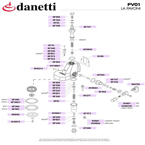 LA PAVONI - LEVER FEJ