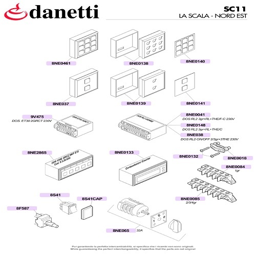 LA SCALA-NORD EST - ELEKTRONIKA ÉS ÉRINTŐPANELEK