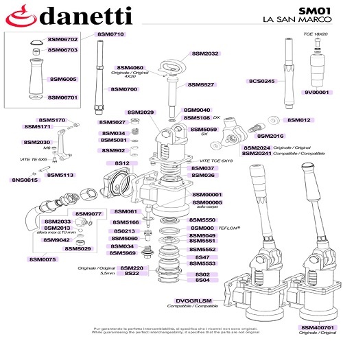 LA SAN MARCO - LEVER FEJ