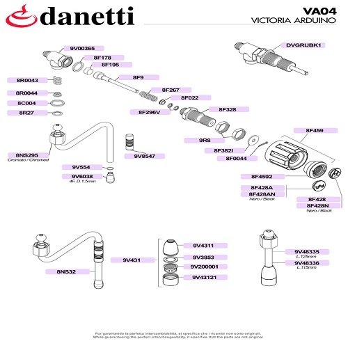 VICTORIA ARDUINO - VÍZ ÉS GŐZCSAPOK