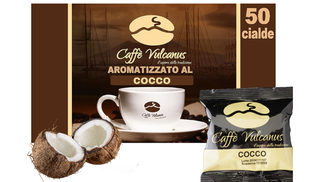 Caffé Vulcanus Kókuszos Kávépárna
